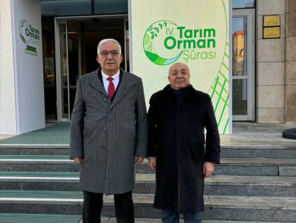 BAŞKANIMIZ ARİF GÜNEŞ, TARIM VE ORMAN ŞURASI HAZIRLIK PROGRAMI VE ÇALIŞTAYI'NA KATILDI 30-31 OCAK 2025